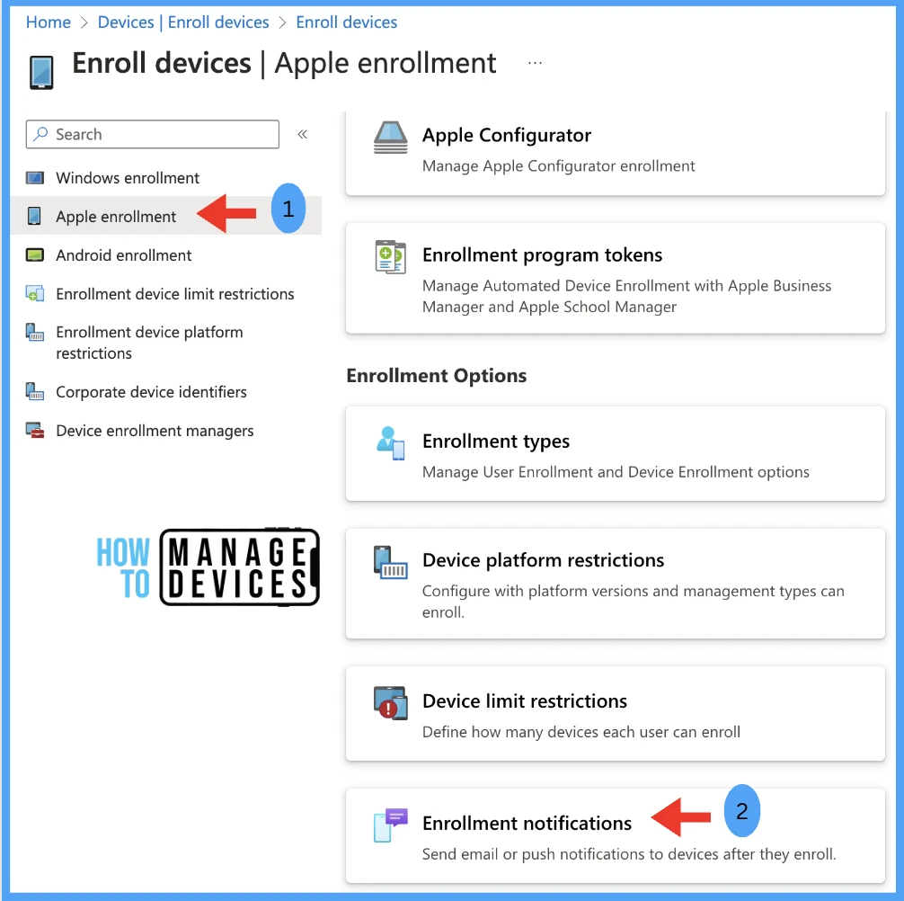 Setup Enrollment Notification in Intune for Mac Devices Fig.4